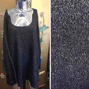 Avenue 26/28 black and silver sweater
